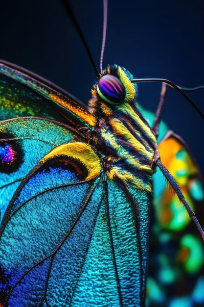 Photo closeup of a butterfly39s wing