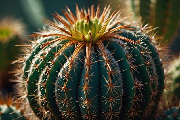 Closeup of a cactus needle