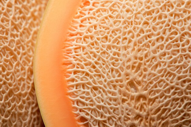 Photo closeup of cantaloupe showing intricate natural snack fresh fruit cantaloupe image photography