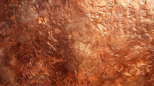 Photo a closeup of a copper stone texture background the surface displays intricate details and