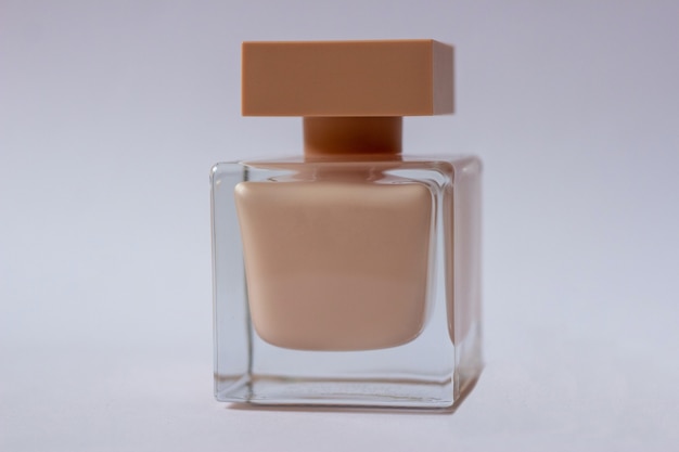 Closeup of creamcolored eau de Parfum