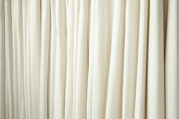 Closeup of creamcolored fabric with soft folds