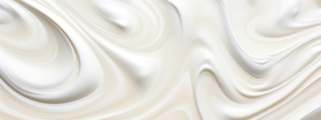 Photo closeup of creamy texture smooth and rich ai generative