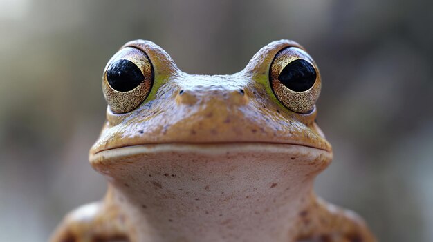 CloseUp of a Curious Frog in its Natural Habitat