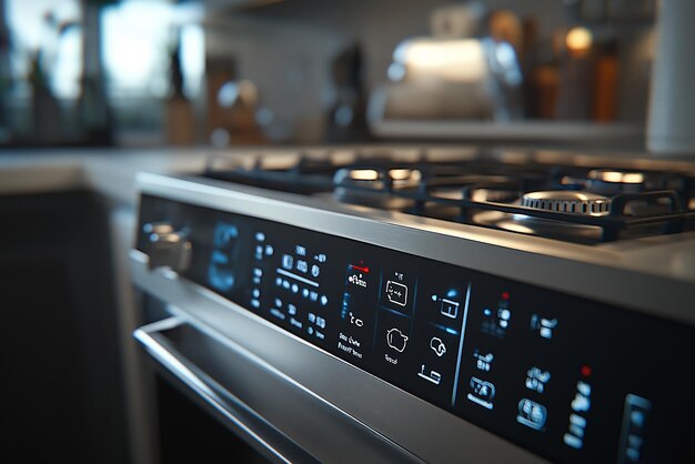 CloseUp of Dishwasher Control Panel Showcasing Settings