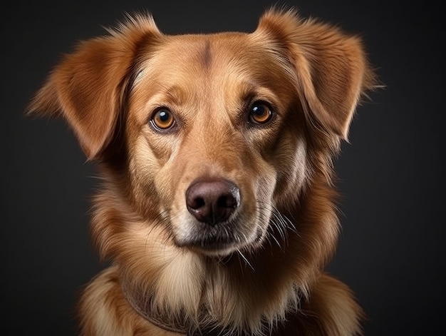 Closeup of a dog