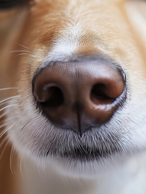 CloseUp of a Dogs Nose Captivating Canine Features and Expressions