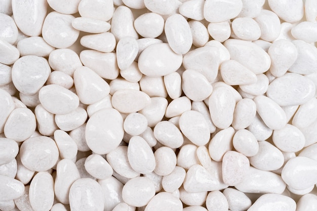 closeup of few white stones background