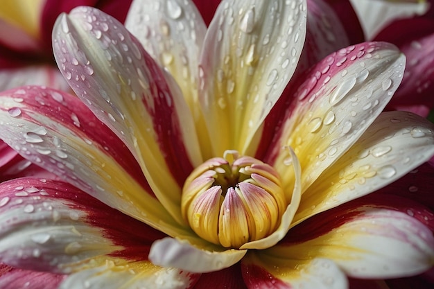 Closeup of a flower petal texture