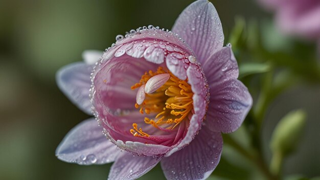 Closeup of a flower s anther