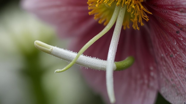 Photo closeup of a flower s anther