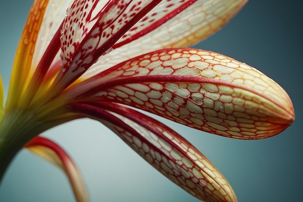 Closeup of a flower stamen