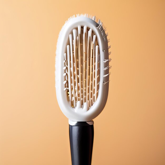 Closeup of the GentleWhisk toothbrush bristles on a light neutral background