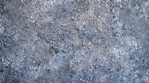 Photo closeup of a gritty weathered concrete surface revealing a myriad of textures and patterns in grayscale evoking a sense of ruggedness and resilience