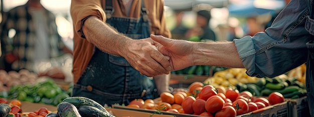 closeup of hands choosing vegetables in a showcase Selective focus