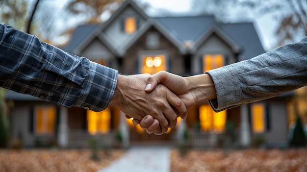 A CloseUp Of Hands Exchanging Escrow Background