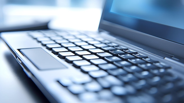 A closeup of hands typing on a keyboard work from home concept closeup hands typing keyboard