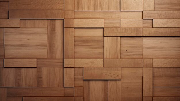 Closeup of herringbone parquet texture with natural wooden tones and patterns