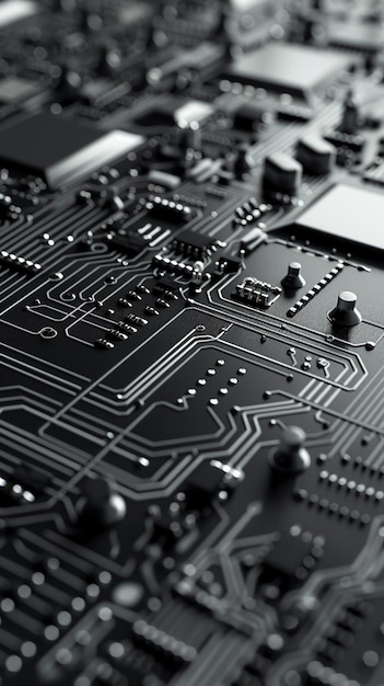 CloseUp of a HighTech Circuit Board