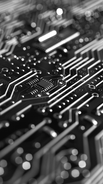 CloseUp of a HighTech Circuit Board