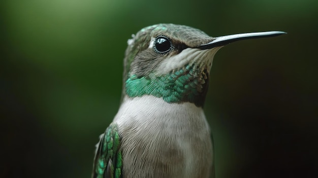 Photo closeup of a hummingbird