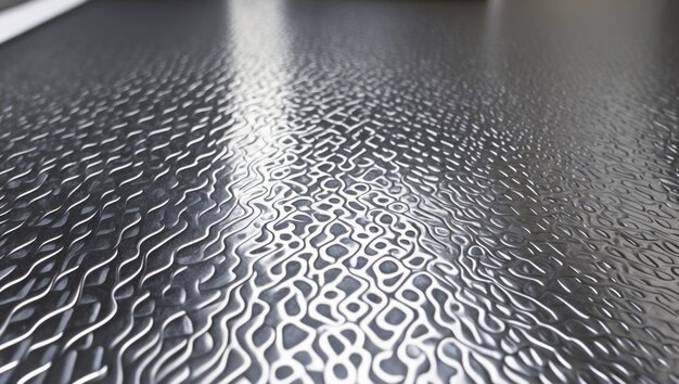 Photo a closeup of an intricate metal texture showcasing modern design