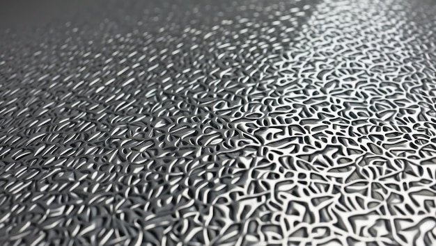 A closeup of an intricate metal texture showcasing modern design