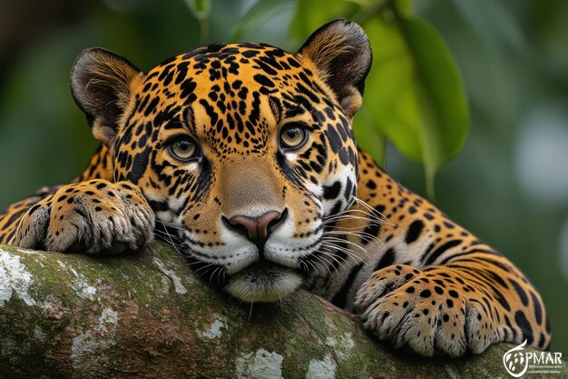 Closeup of a Jaguar in its Natural Habitat