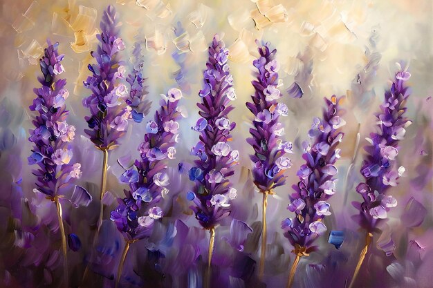 A closeup of lavender blooms in full bloom with the purple hues creating an enchanting and soothing