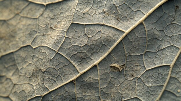 CloseUp of a Leafs Veins