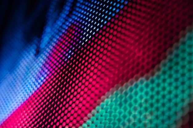 CloseUp LED blurred screen. LED soft focus background. abstract background ideal for design.