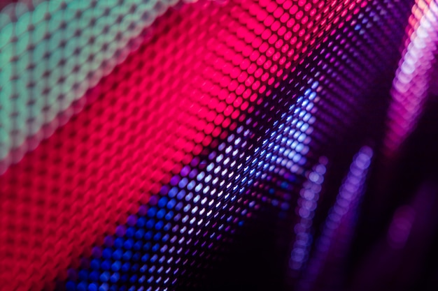 CloseUp LED blurred screen. LED soft focus background. abstract background ideal for design.