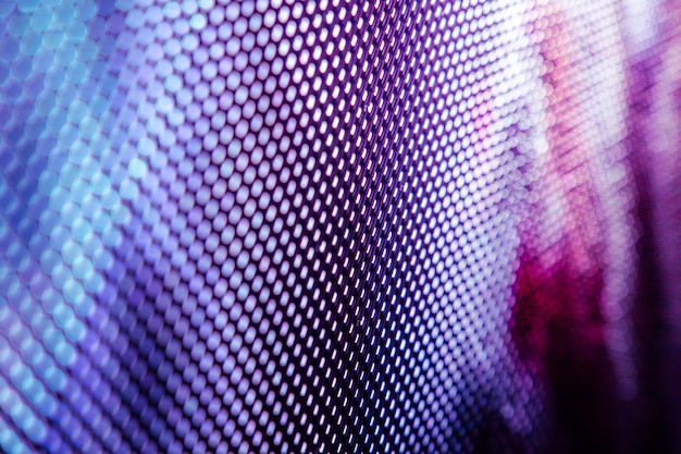 CloseUp LED blurred screen. LED soft focus background. abstract background ideal for design.