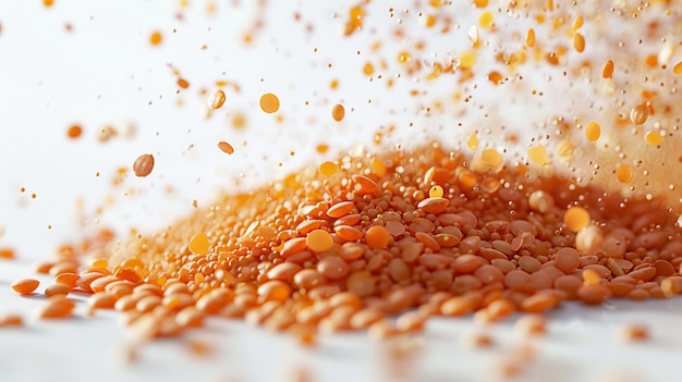 CloseUp of Lentil Texture with Matte Texture