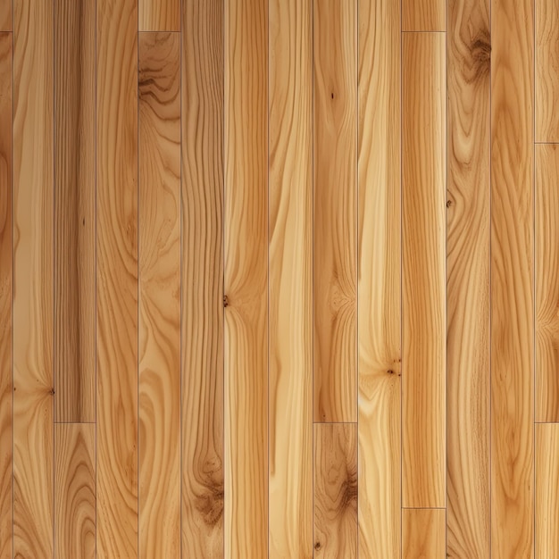 Closeup of a light brown wooden wall with visible wood grain Background for design with place for text