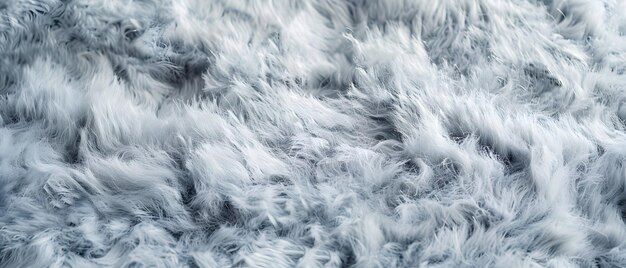 Photo closeup of light gray fur fabric texture