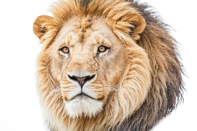 Closeup of a Lions Face