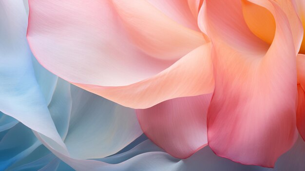 Closeup on lotus petal floral abstract background