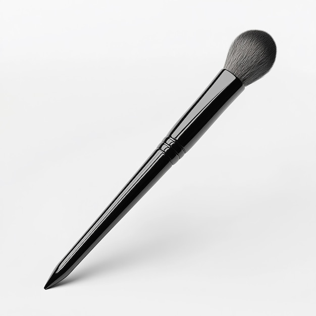 CloseUp of a makeup brush on White Background