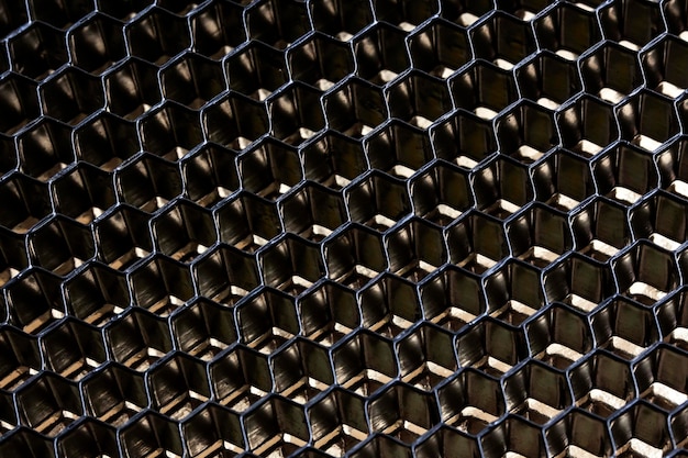 Closeup of metal cell background