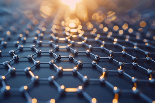 CloseUp of Metal Structure With Sunlight in the Background