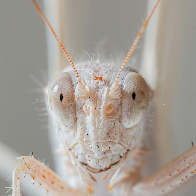 CloseUp Mosquito on White Background