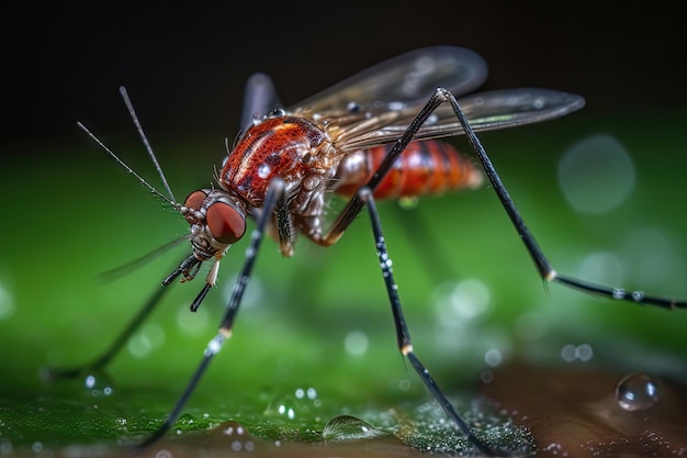 Closeup Mosquitoes