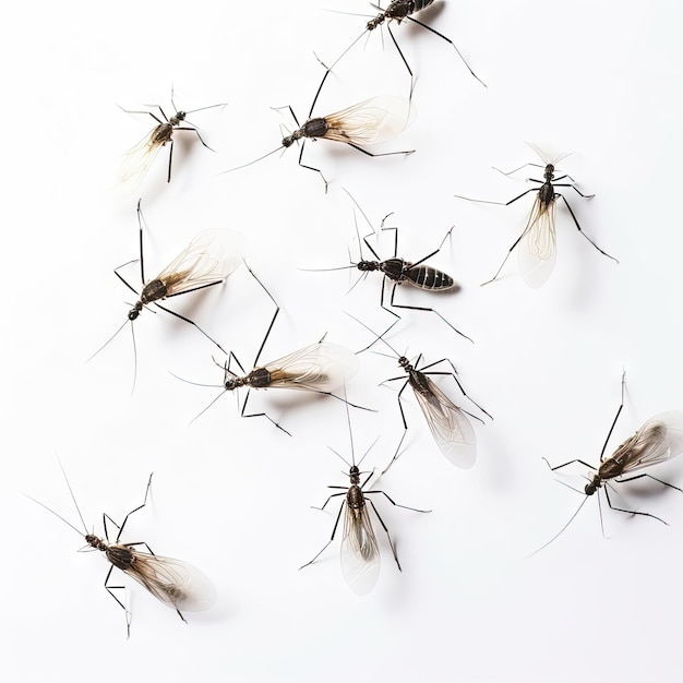 Closeup Mosquitoes