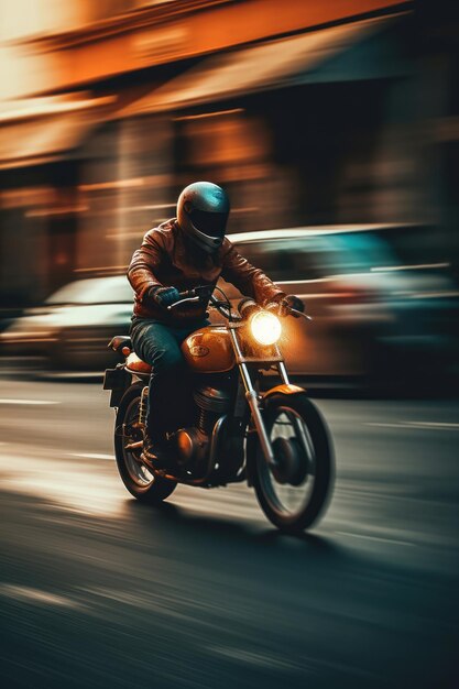 Closeup of a Motorist driving on a road