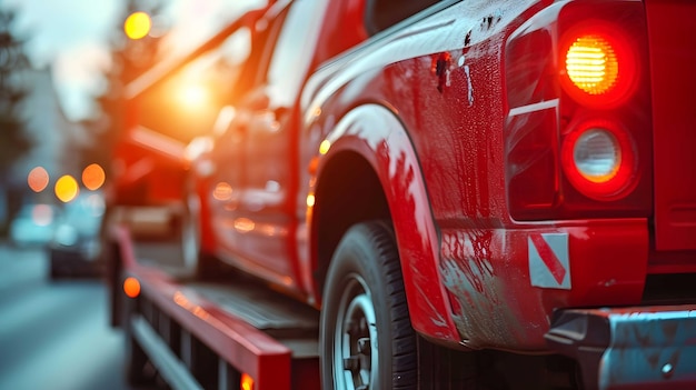 Closeup of a new car in a car shop with copy space