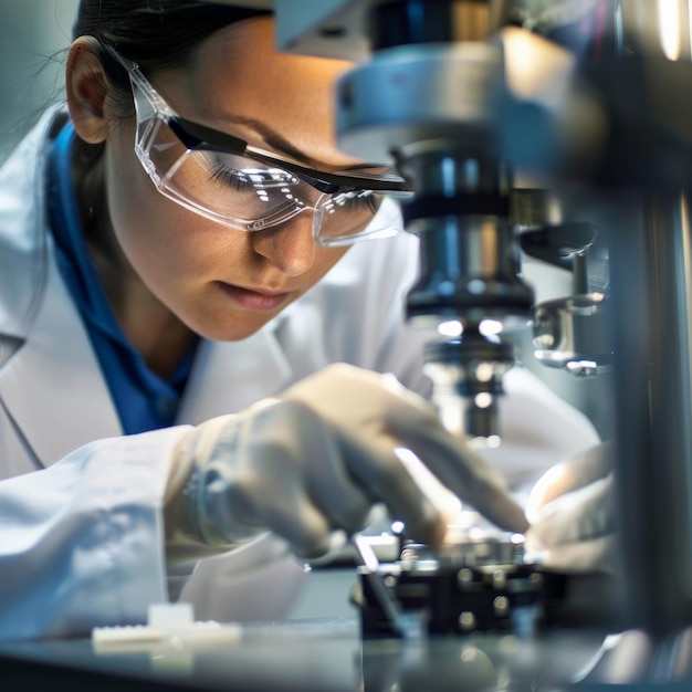 Closeup on a pharmaceutical researcher calibrating a spectrometer highlighting the technical aspects of drug development Job ID c33f6ff3c7e54102952fc1f6ba719d25