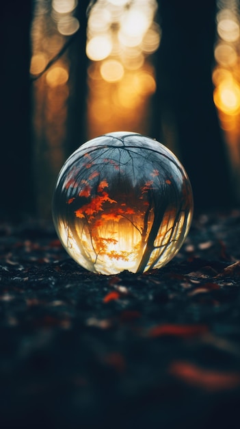 closeup photo of crystal ball with mysterious mist