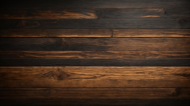 Closeup photo of a wooden plank hardwood with dark brown color