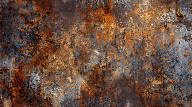 Photo closeup photograph of rusted metal surface in vertical strips revealing corrosion